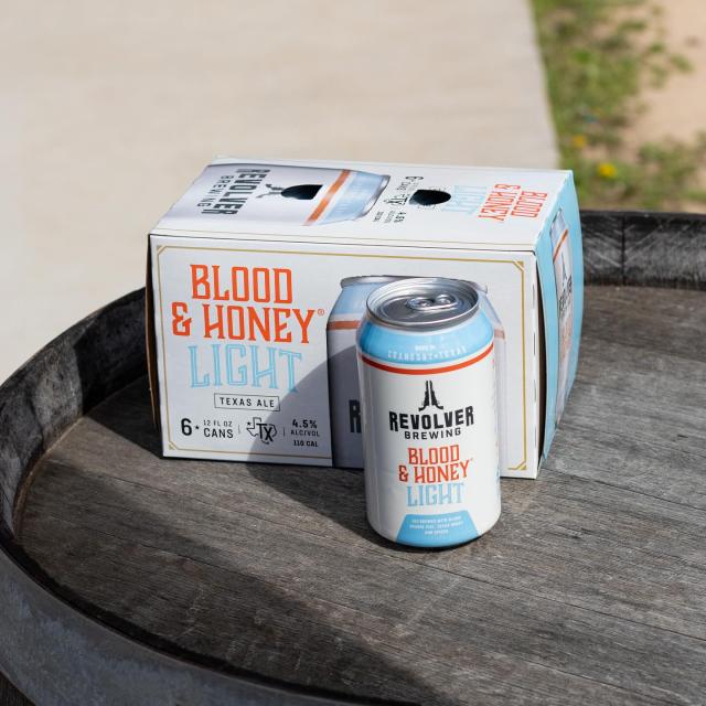 Revolver Brewing’s beer of the week is a fan favorite, Blood and Honey Light!

This crisp blonde has all of the same great flavors of the original Blood and Honey, but with a lighter feel.

This brew is our pick to close out summer, so grab a case of Blood and Honey Light this Labor Day weekend — or, meet us at the brewery for a pour! 🍻