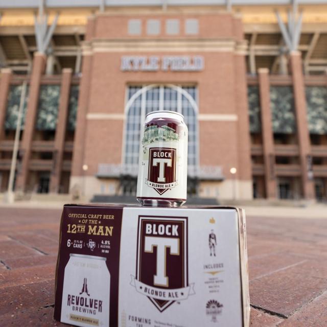 Football. Is. Back. 

Aggie Nation - join the Revolver Brewing team in College Station tomorrow and get your hands on the OFFICIAL craft beer of @12thman.

We will be on Victory St. from 3:00-5:20 PM before kick-off, sampling “Block T Blonde”. Come celebrate the Aggies, Revolver Brewing style!

GIG ‘EM 🍻