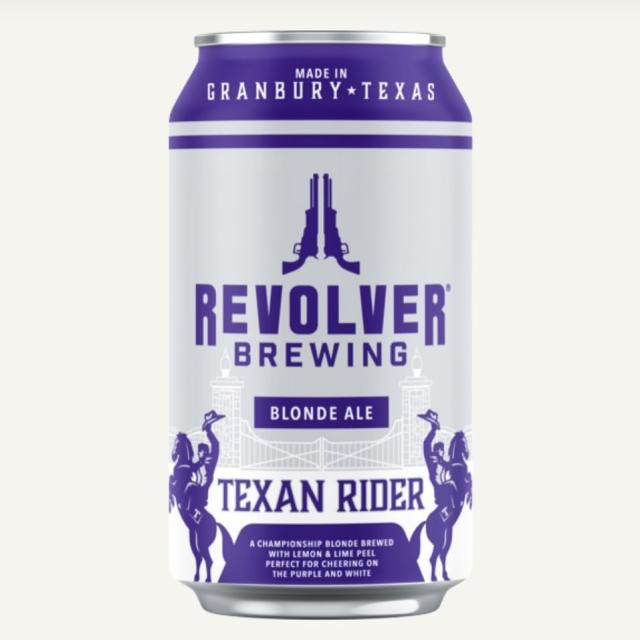 Revolver Brewing’s beer of the week is for the Tarleton State fans 🤠🍻

“Texan Rider” is our blonde brew that is the official craft-beer of the Tarleton State Texan Riders!

Visit http://revolverbrewing.com/where-to-buy and find out the nearest location to buy a case of Texan Rider near you.

Cheers, to the Texan Riders 🍻