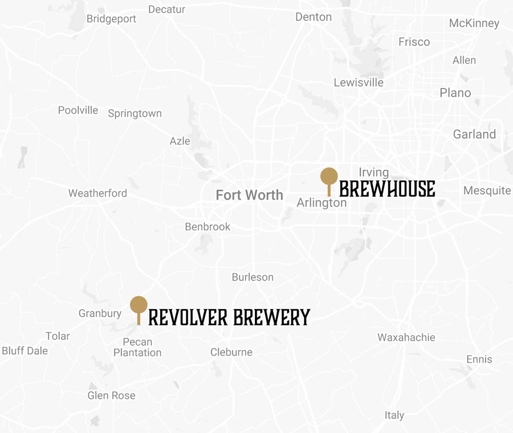 Brewhouse and Revolver Brewery map location