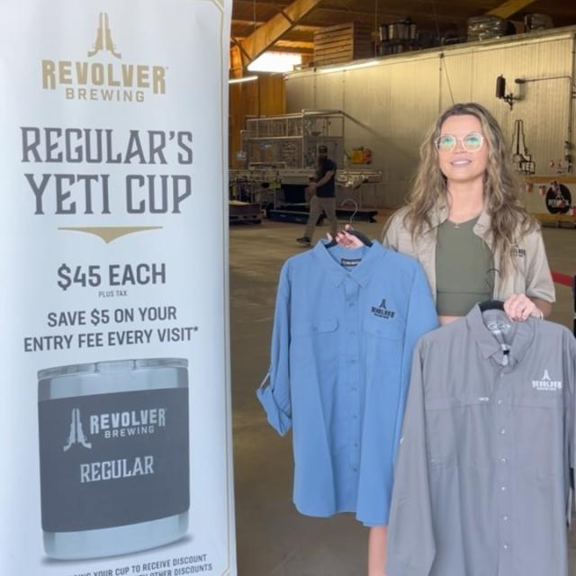 It’s the weekend, Texas, and we hope to see you at the brewery tomorrow! Make sure and stop by the merch booth. Clothing, hats, accessories, and more — all repping your favorite local brewery, Revolver Brewing!

Not making it out to Granbury this weekend? No worries — Shop online at RevolverBrewing.com.

Cheers to the weekend, Texas! We can’t wait to see you 🍻 Join us tomorrow for live music, food trucks, and ice-cold Revolver brews.
